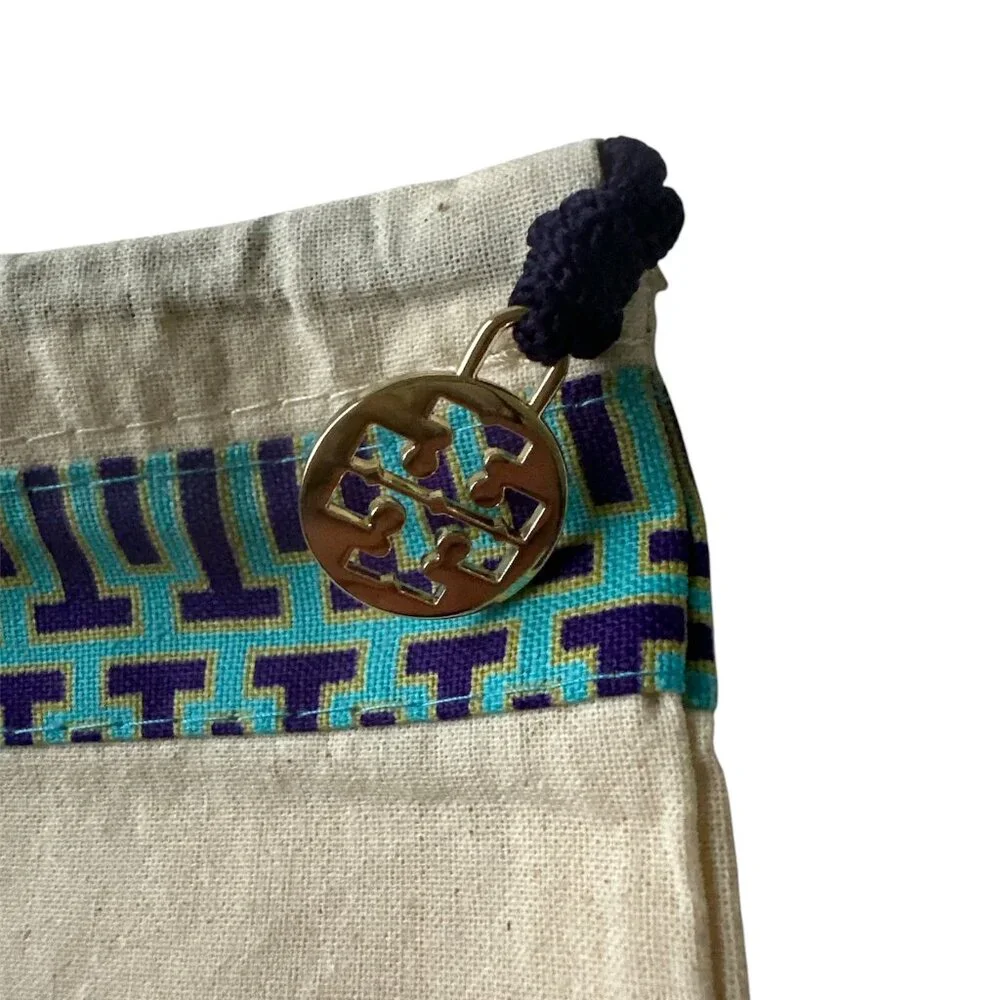 NEW Authentic Tory Burch Shoe/Purse Dust Bag - Canvas - Draw String